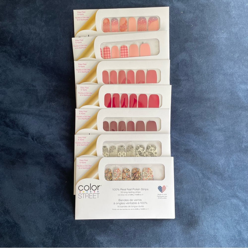 NEW SEALED Color Street Nails 7-pack